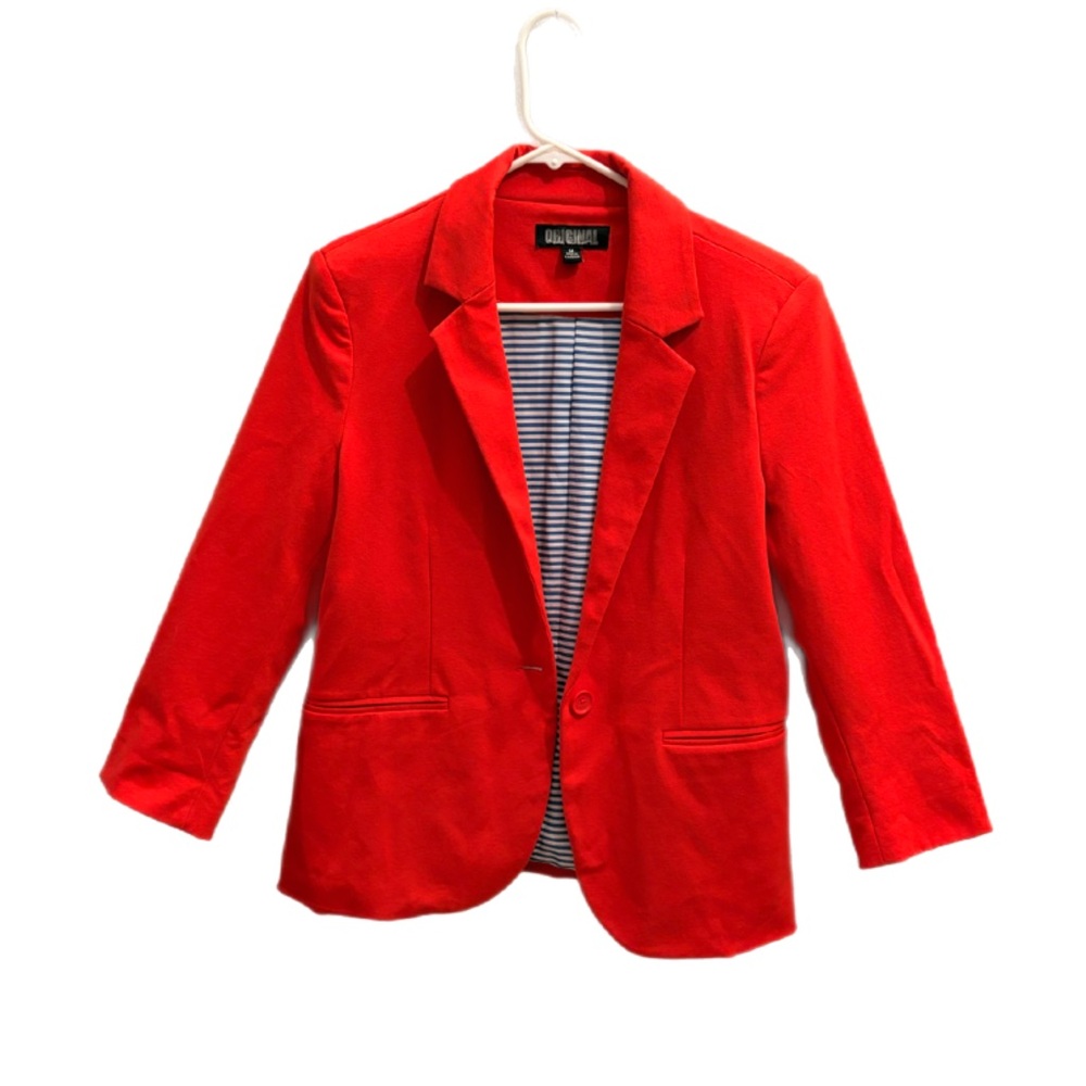 Nicole Miller Bold Red Women's Blazer